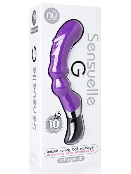 Vibrators Novel Creations NU Sensuelle G Rechargeable Vibe Purple Vibrators Novel Creations NU Sensuelle G Rechargeable Vibe Purple