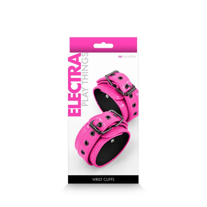 Vibrators NS Novelties Electra Wrist Cuffs Pink Vibrators NS Novelties Electra Wrist Cuffs Pink