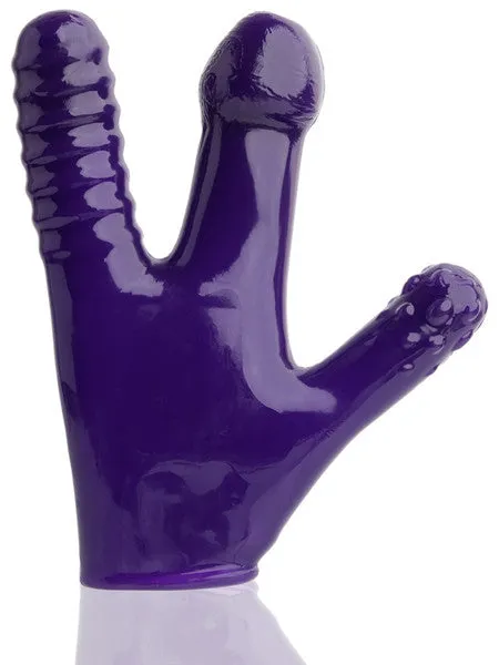 Vibrators Oxballs Claw Glove Eggplant