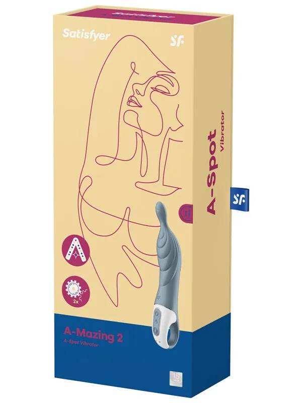 Vibrators Satisfyer AMazing 2 Grey Satisfyer Vibrators Satisfyer AMazing 2 Grey Satisfyer