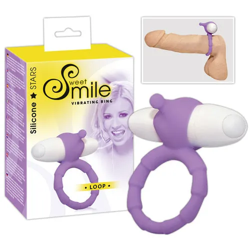 Vibrators Smile Smile Loop vibrating cockring purple