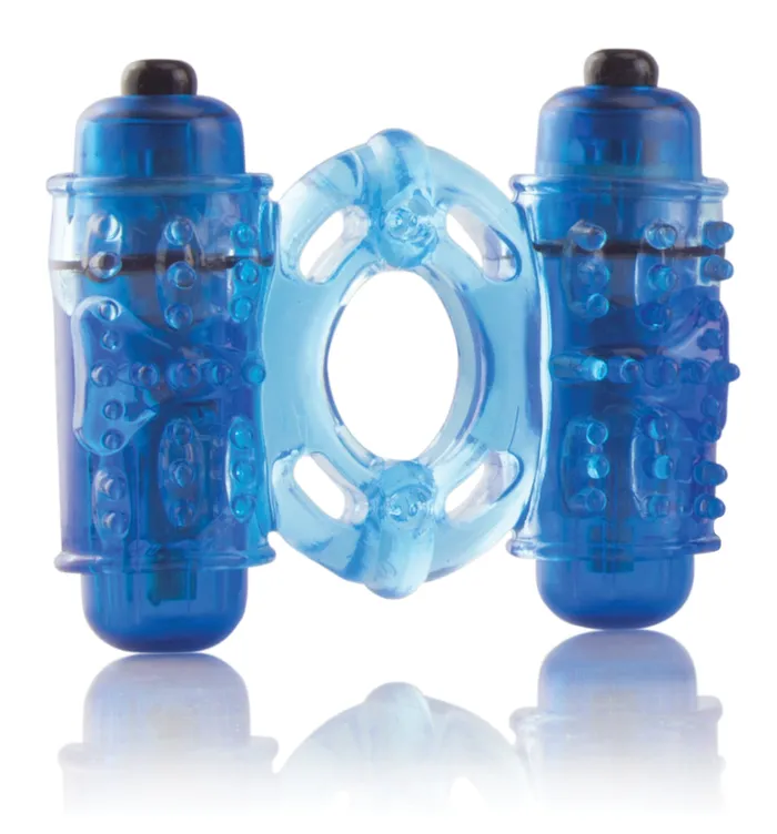 Vibrators The O Wow Double Wammy Blue Each Screaming O