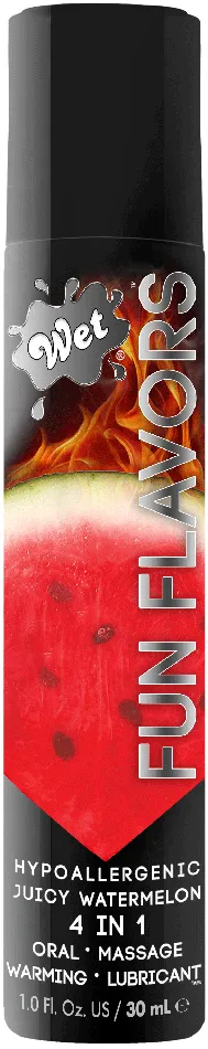 Vibrators Wet Wet Fun Flavors Juicy Watermelon 1 Fl Oz
