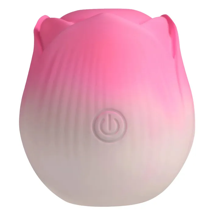 Vibrators XR Brands inmi Pulsing Petals Throbbing Rose Stimulator Pink