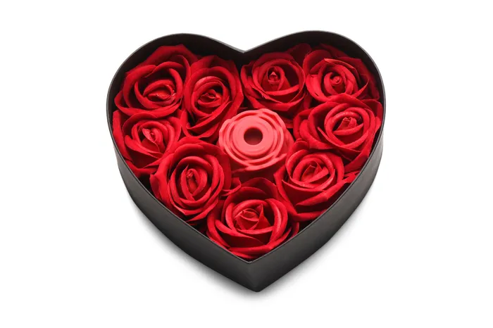 Vibrators XR Brands inmi The Rose Lovers Gift Box Bloomgasm Red