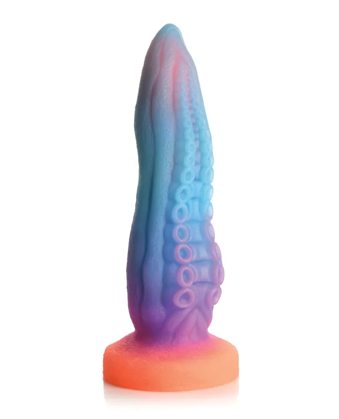 XR Brands Creature Cocks TentaCock GlowintheDark Silicone Dildo Dildos