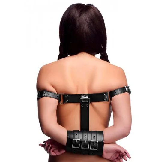 XR Brands Male Sex Toys Strict Arm Binder Adjustable Restraint